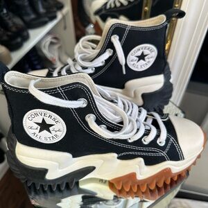 Converse Kids Black and White High-Top Sneakers
